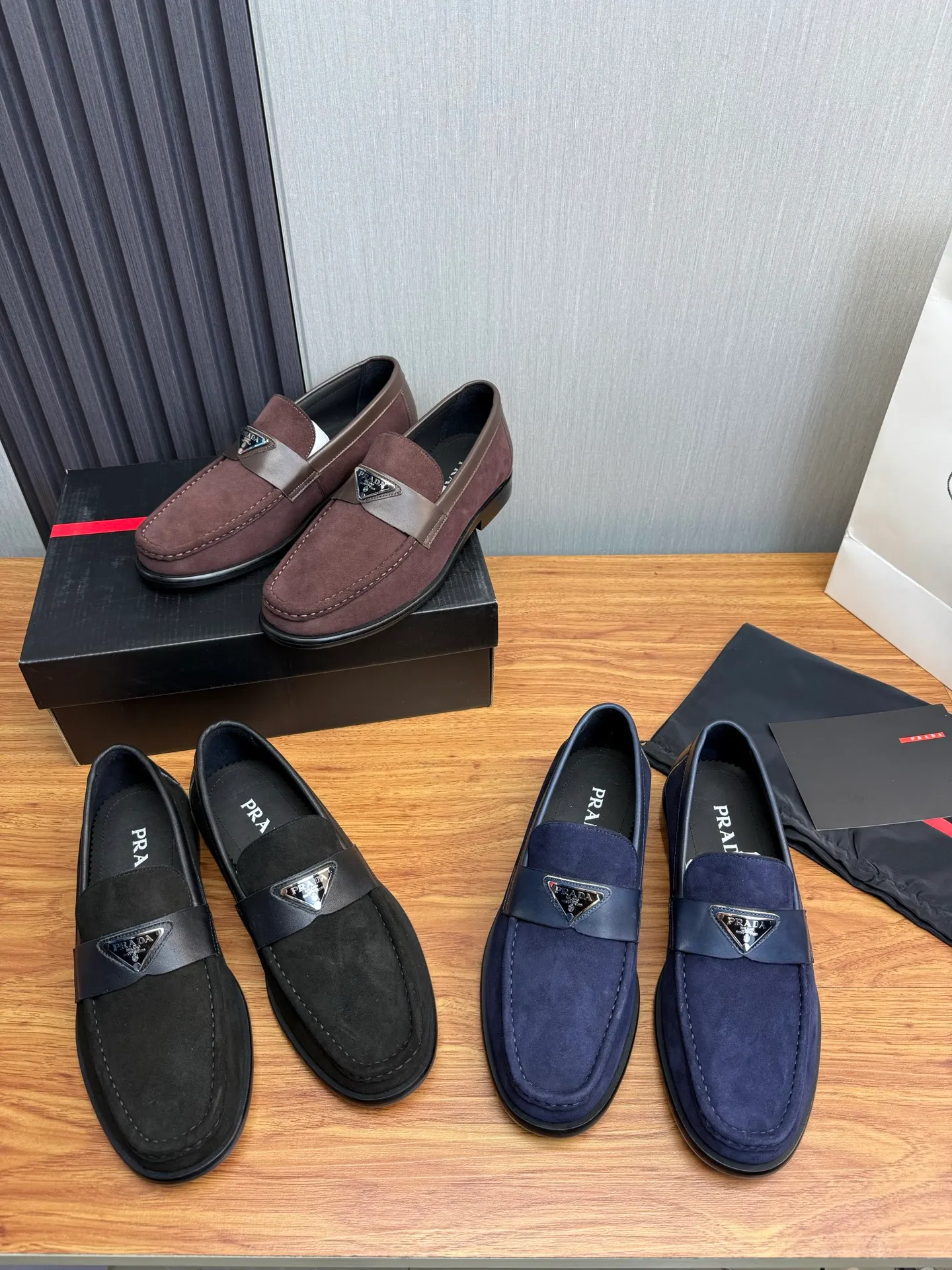 Factory price 580💰 ＰＲＡＤＡPrada. Men's business casual leather shoes, luxurious and noble👞All imported original brand leather materials, just to create a more comfortable wearing experience, upper: original cowhide. Frosted cowhide➕Imported full cowhide, original outsole✔️36-45 (45 non-returnable)